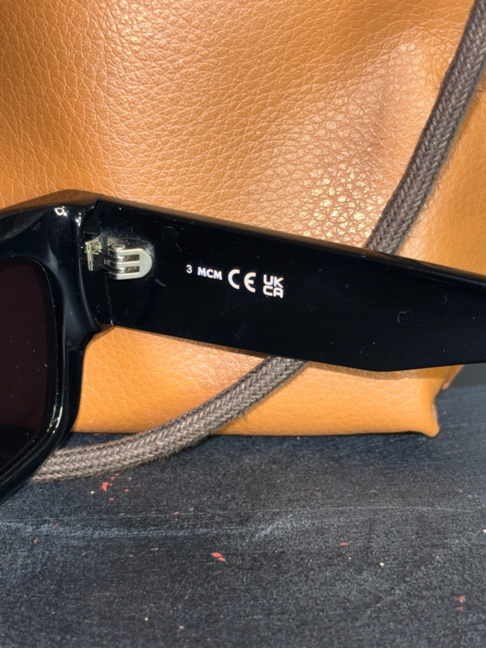 MCM Sutter Black Sunglasses and Case NWT - Picture 5 of 5